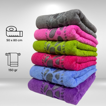 Hand Towel  50 * 80 Velvet Stone